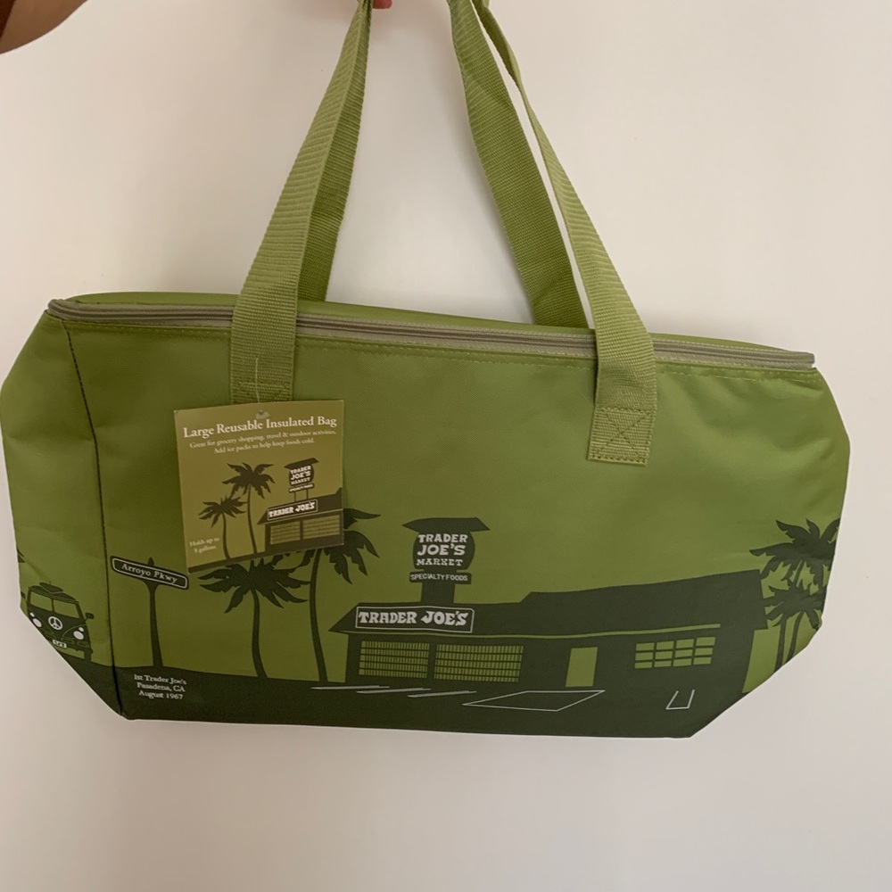 Trader Joe's Green Insulated Bag